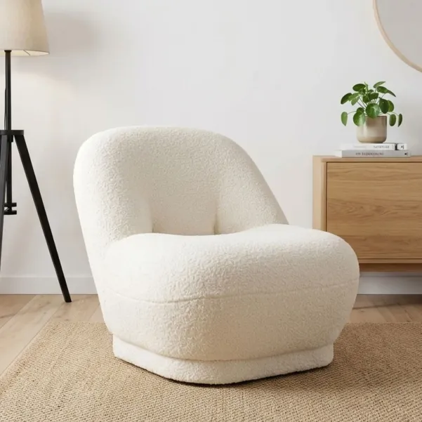 Fauteuil en velours - HELLIN
