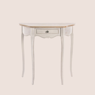 Console demi-lune en bois GARANCE - HELLIN