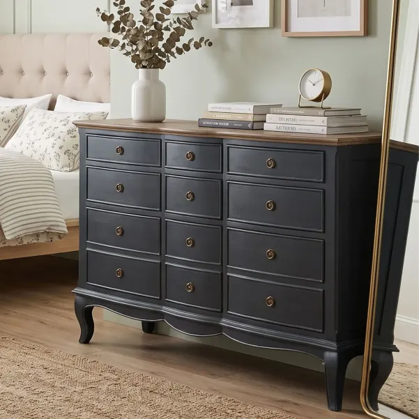 Commode baroque 9 tiroirs - Hellin