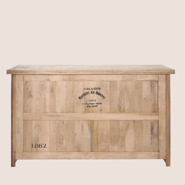Bar en bois clair 3 tiroirs - Hellin