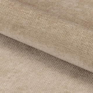 Lot de 2 chaises nordiques en chêne tissu beige chenillé ELYA - HELLIN