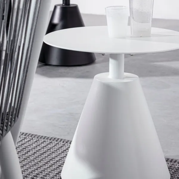 Table basse de jardin ronde en aluminium D50 - HOSSEGOR
