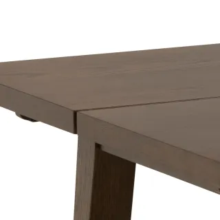 Table à manger rectangulaire en chêne fumé L200 8 personnes ALISIA - HELLIN