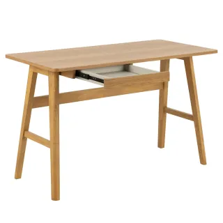 Bureau scandinave en chêne naturel 1 tiroir L120 BARNELL - HELLIN