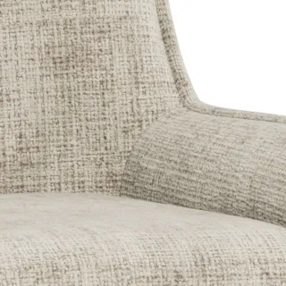Tabourets de bar réglables en tissu beige (lot de 2) ELIO - HELLIN