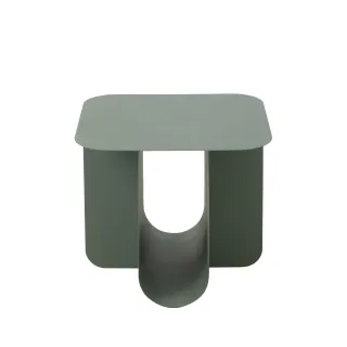 Table basse rectangulaire design en métal CRYSAL - HELLIN