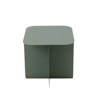 Table basse rectangulaire design en métal CRYSAL - HELLIN
