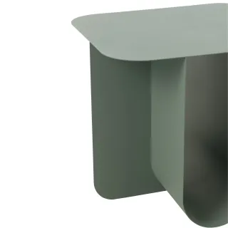 Table basse rectangulaire design en métal CRYSAL - HELLIN