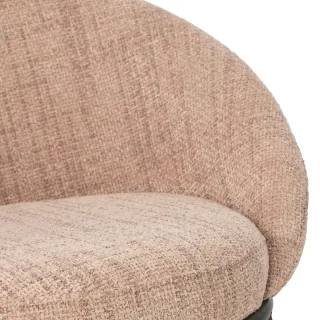 Chaises de salle à manger design en tissu (lot de 2)  MERO - HELLIN