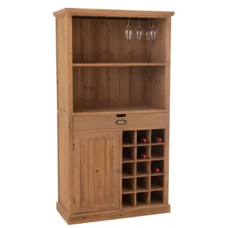 Bar en bois 1 porte 1 tiroir 1 tablette MIRA - HELLIN