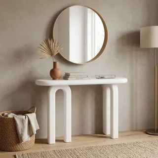 Console rétro ovale L120 LUCIENNE - HELLIN
