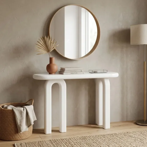 Console rétro ovale L120 LUCIENNE - HELLIN