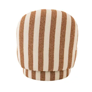 Fauteuil en tissu à rayures AZUR - HELLIN