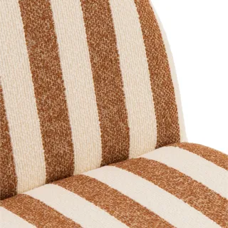 Fauteuil en tissu à rayures AZUR - HELLIN