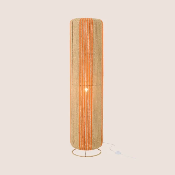 Lampe sur pied en corde H138 CYLIA - HELLIN