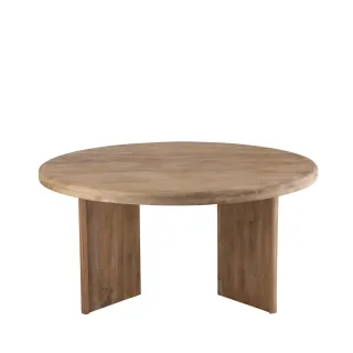 Table à manger ronde en manguier D150 8 places MAHE - HELLIN