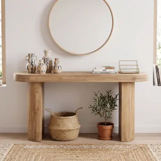 Console en manguier massif L152 MAHE - HELLIN
