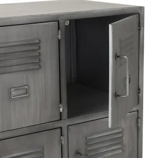 Armoire industriel 9 casiers en métal ERNEST - HELLIN