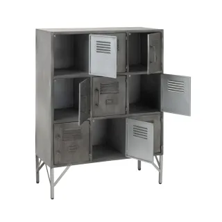 Armoire industriel 9 casiers en métal ERNEST - HELLIN