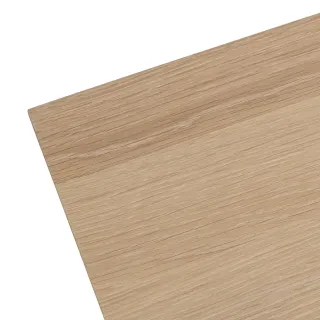 Table à manger ovale en bois blanchi avec 2 allonges L180/270 MARTINE - HELLIN