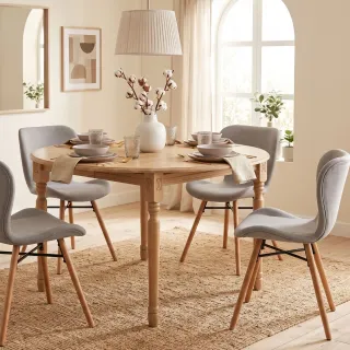 Ensemble table ronde + chaises Matilda - Hellin