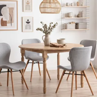 Ensemble table ronde + chaises Matilda - Hellin
