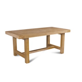 Table de ferme campagnarde en bois massif - Hellin