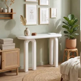 Console rétro ovale L120 LUCIENNE - HELLIN