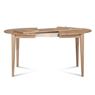 Table ronde extensible Victoria : chêne massif / 12 pers - Hellin