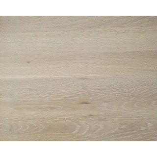 Table carrée extensible en chêne massif blanchi - Hellin