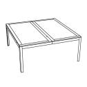 Table carrée