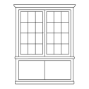 Vaisselier blanc