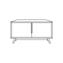 Meuble de rangement d'entrée