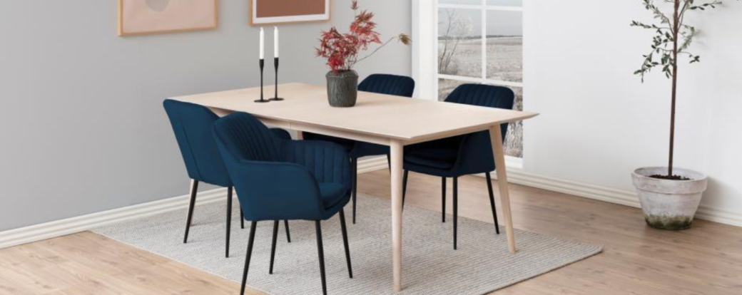 Salle à manger avec tapis