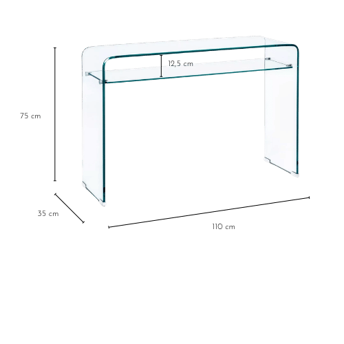 Dimensions console BIZZOTTO
