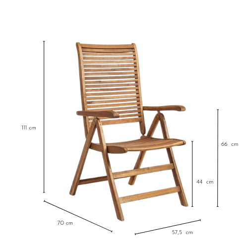 Dimensions fauteuil CANCALE