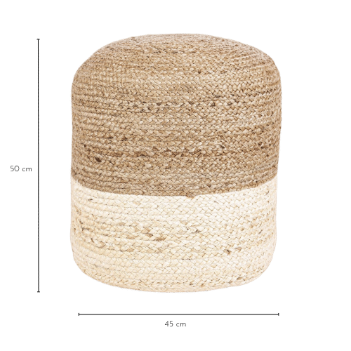 Dimensions pouf BASTIA
